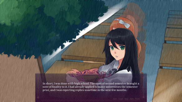 The protagonist echoing the voices of all high school students across the globe.